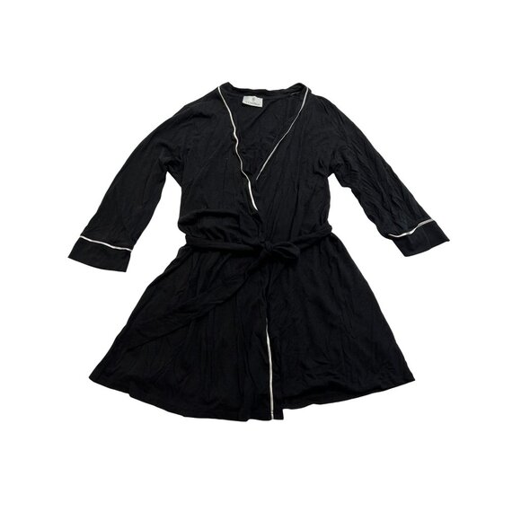 Cosabella Let Me Sleep Robe in Black - Picture 1 of 5